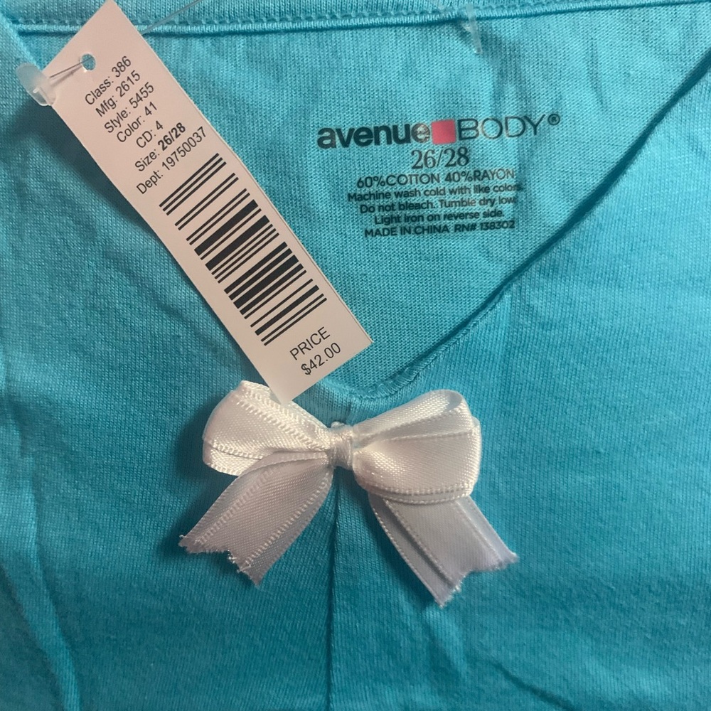 AVENUE BODY BLUE TOP